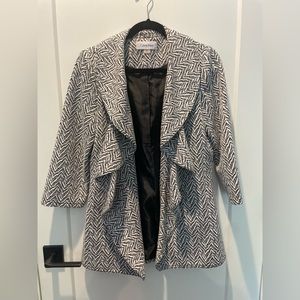Calvin Klein Black and White Blazer